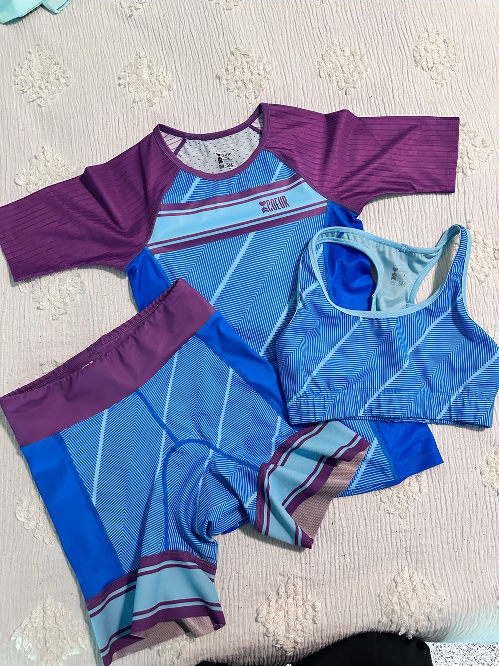 Coeur Sports Deca print tri kit - size small